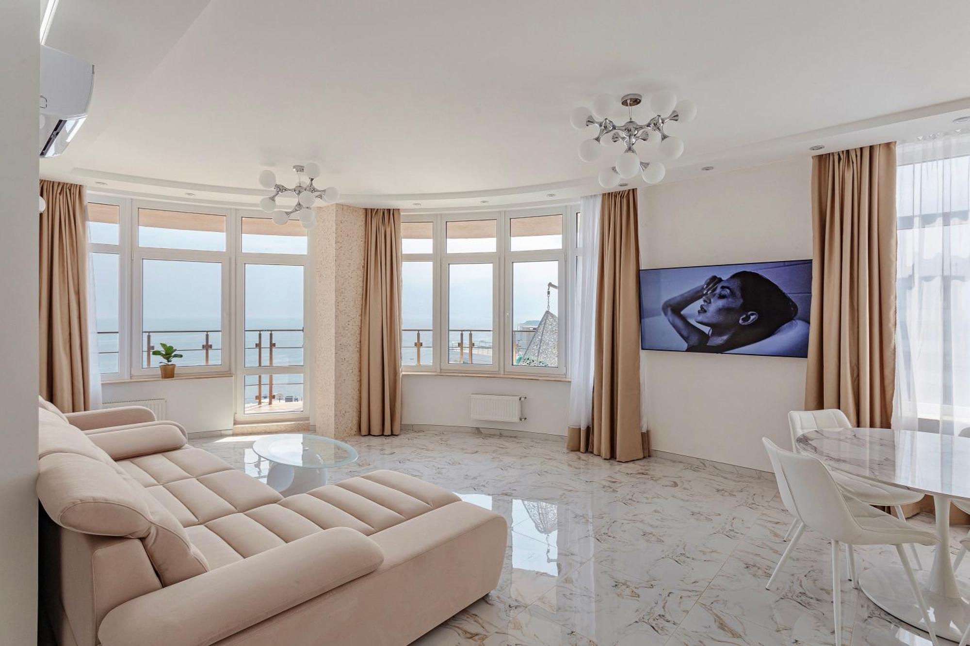 Direct sea view Apartment Odesa Exterior foto