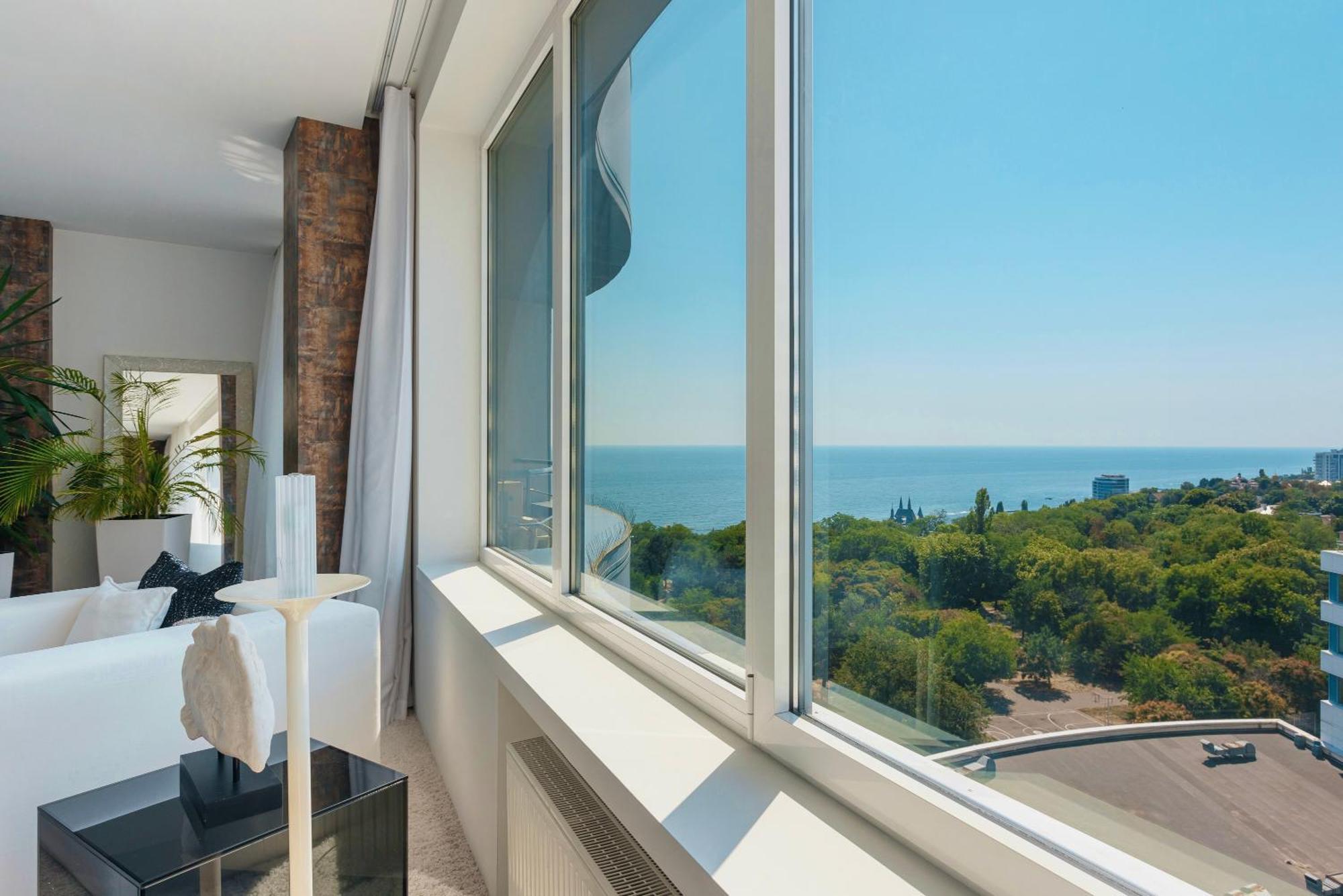 Direct sea view Apartment Odesa Exterior foto