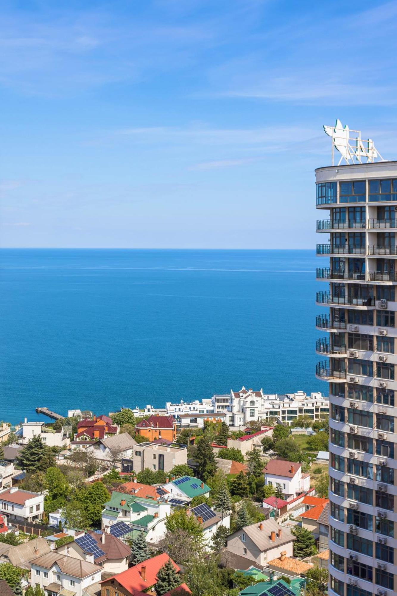 Direct sea view Apartment Odesa Exterior foto